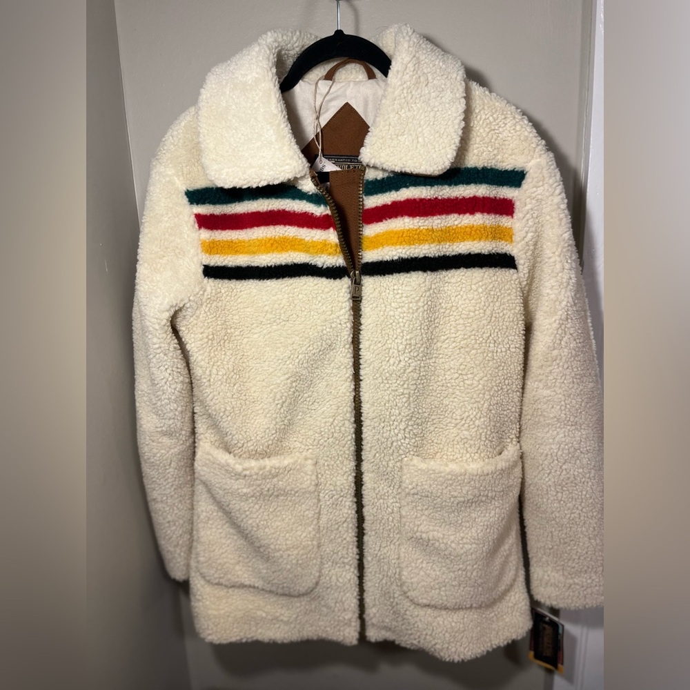 Pendleton Glacier Sunset Sherpa Fleece Jacket WITH TAGS Small